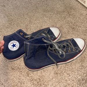 Nike denim sneakers high tops